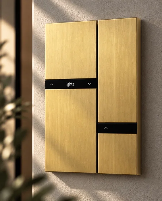 Brushed brass
